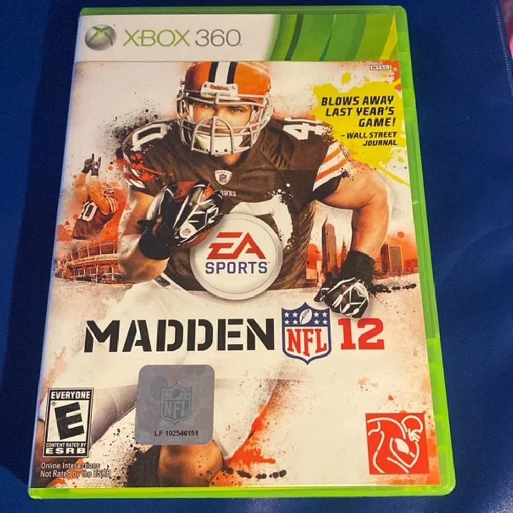 Xbox 360 Madden NFL 12 game